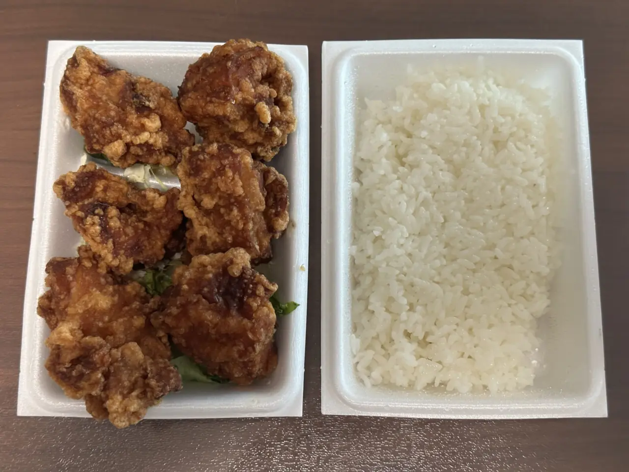 いがはらフーズの唐揚げ弁当アップ