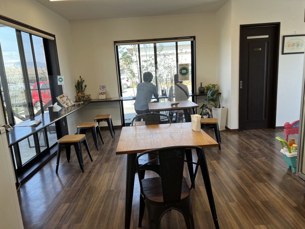 Gelato Shop TETE周辺の牧場風景