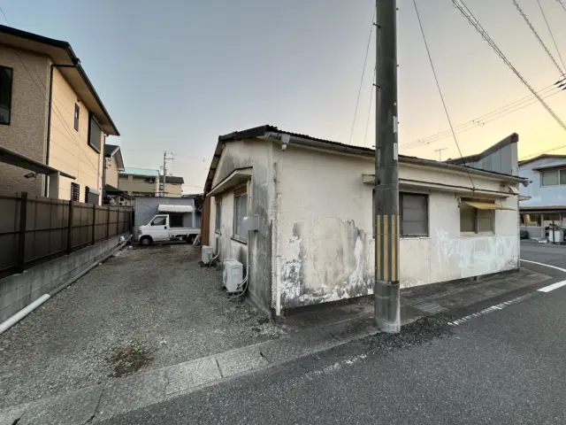 上町ラーメン赤穂の裏手側駐車スペース