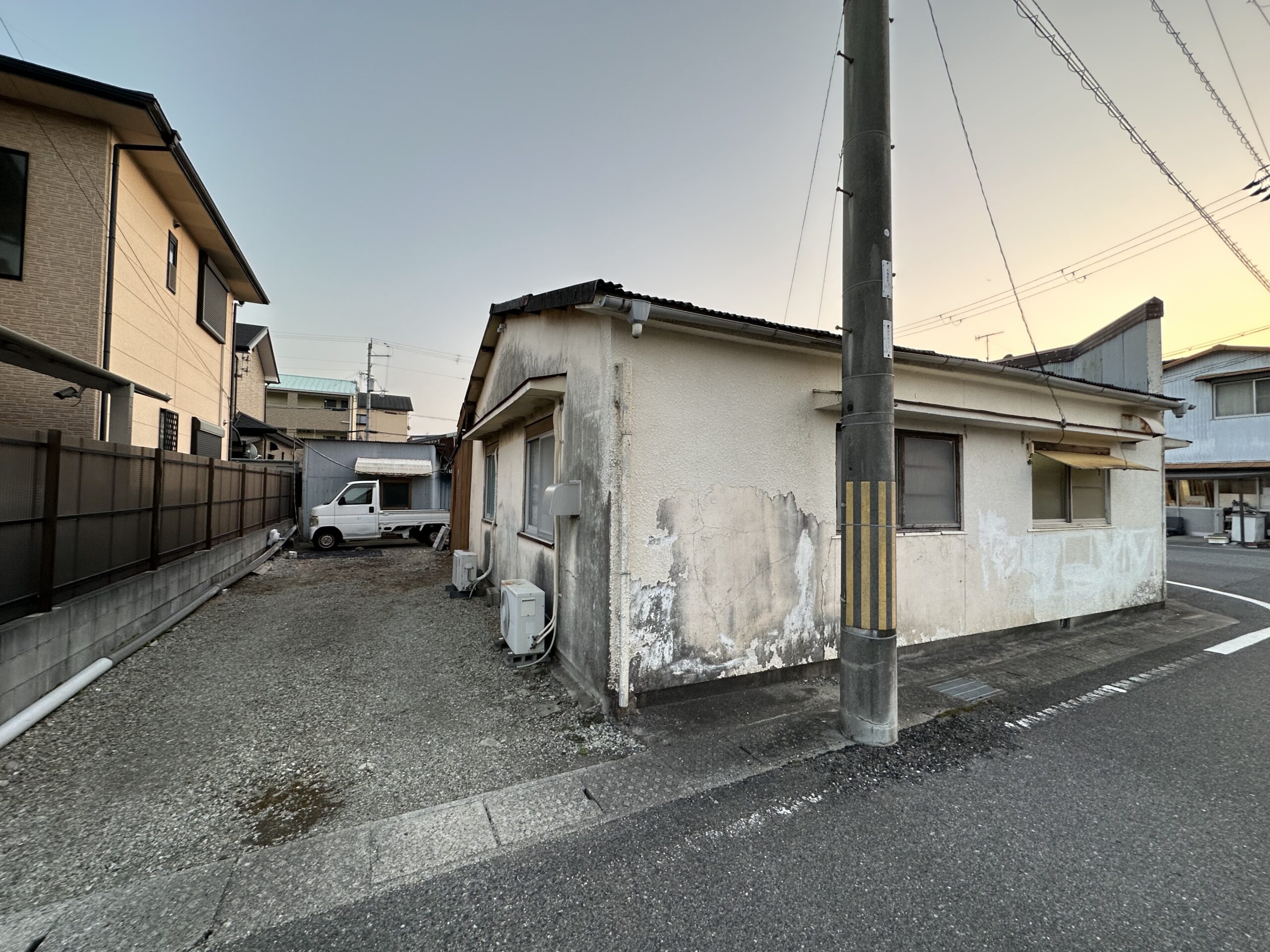 上町ラーメンの駐車場