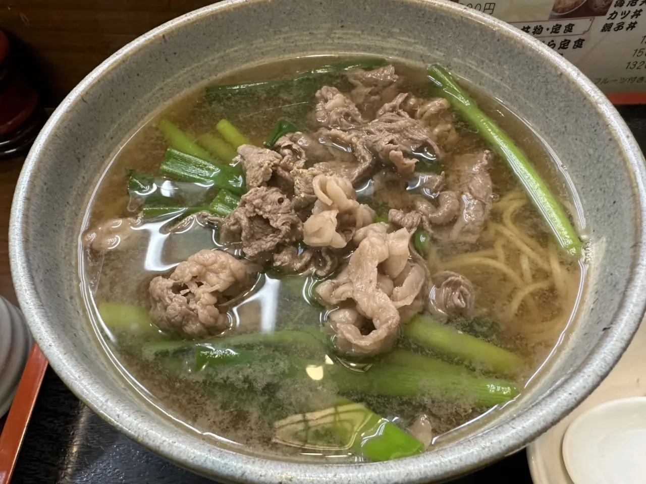 そば処 衣笠の肉蕎麦