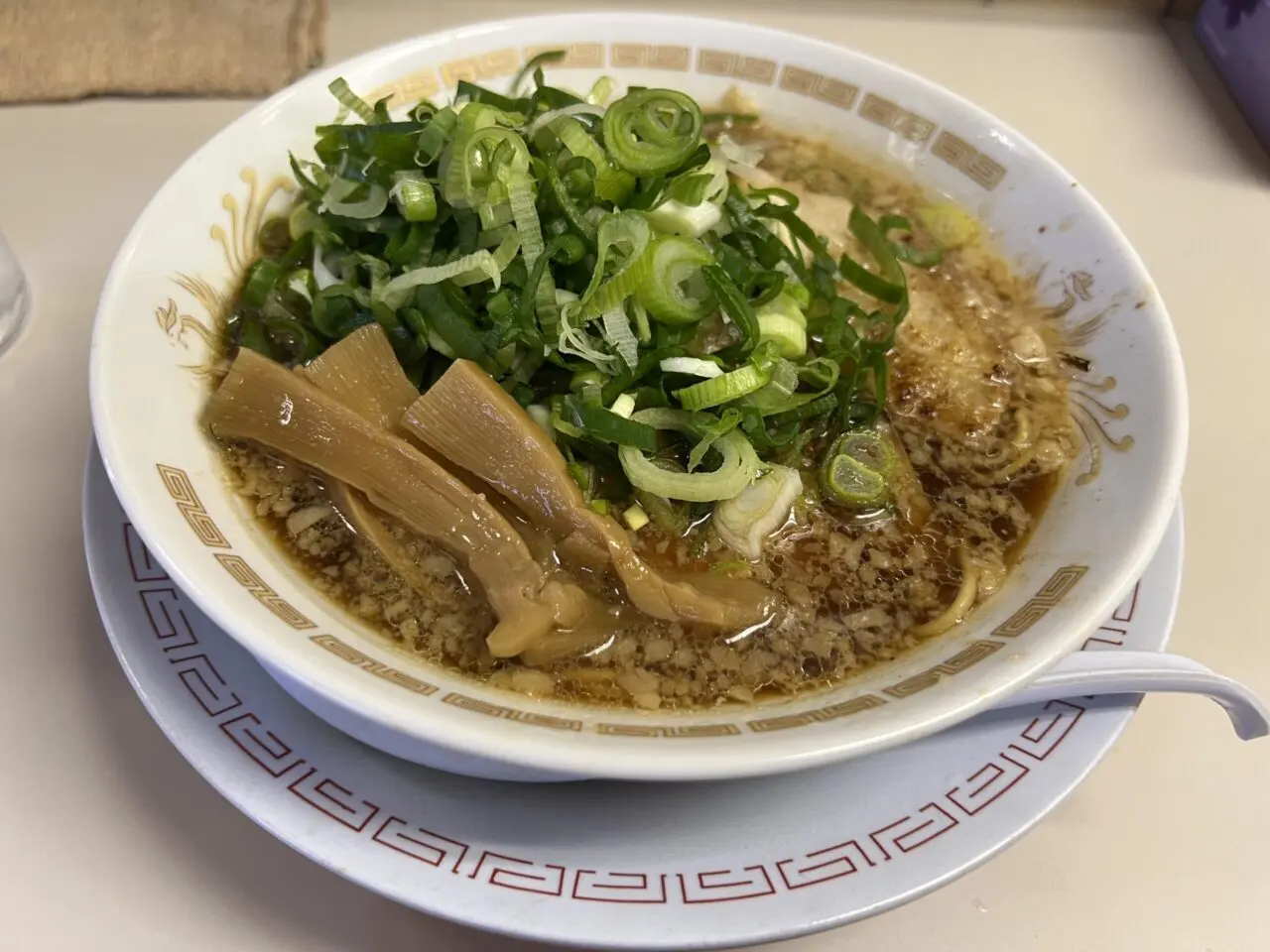 上町ラーメンのしょう油ラーメン