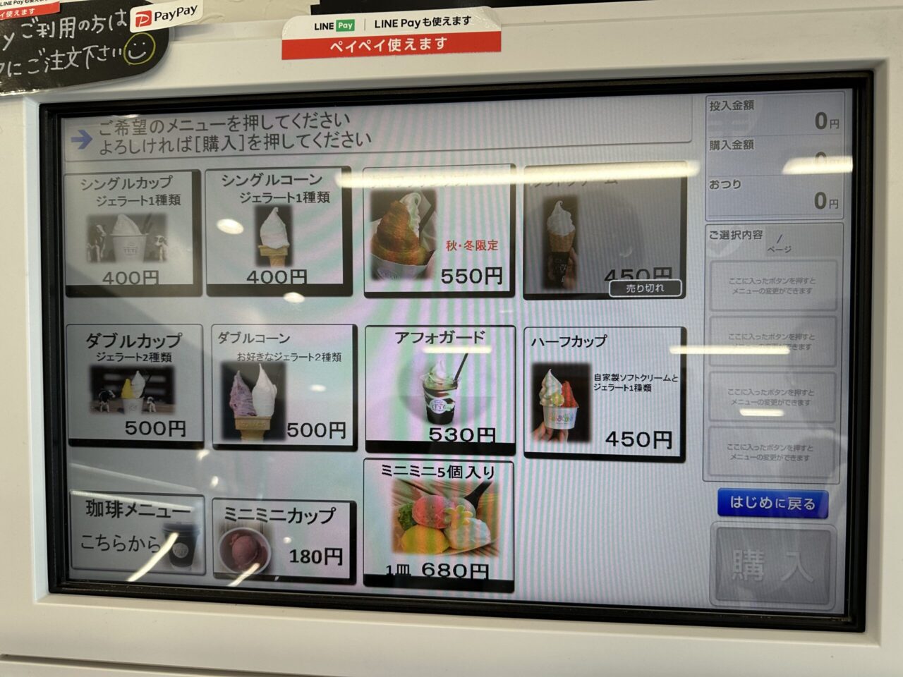 Gelato Shop TETEのメニュー・料金