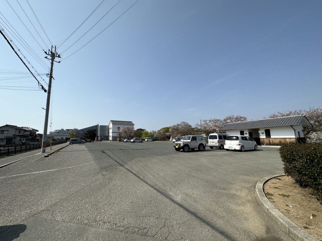 赤穂城跡公園 東側駐車場 無料駐車場