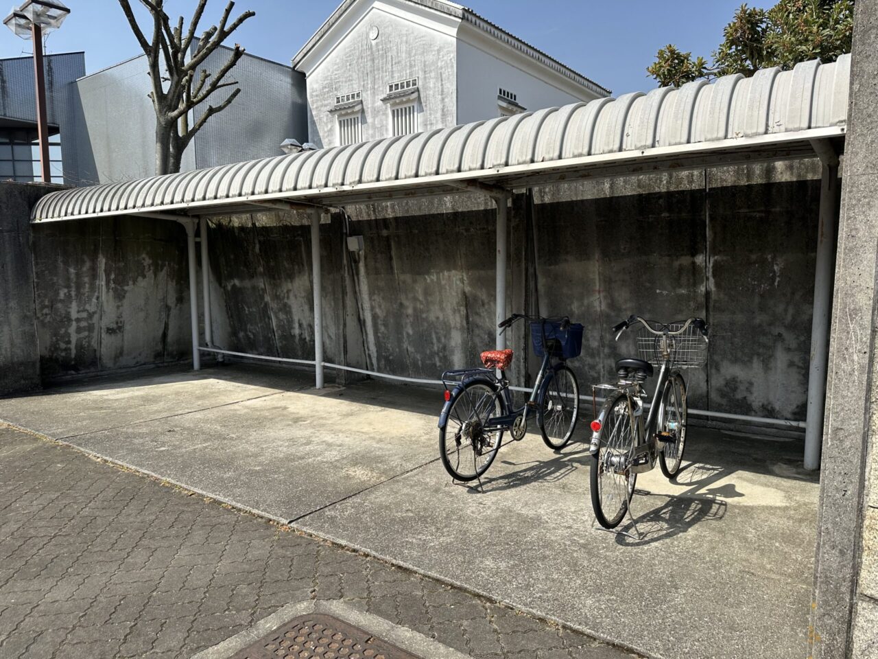 赤穂城跡公園 東側駐車場駐輪場