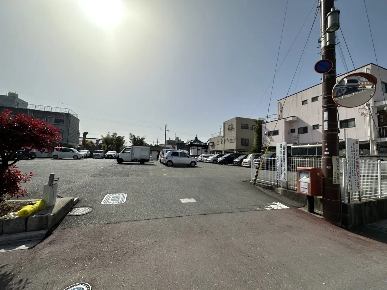 赤穂市加里屋駐車場の外観