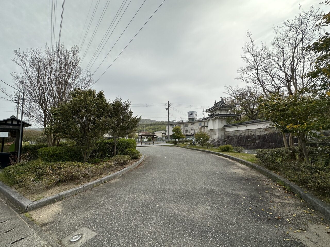 赤穂市新田無料駐車場別の入り口