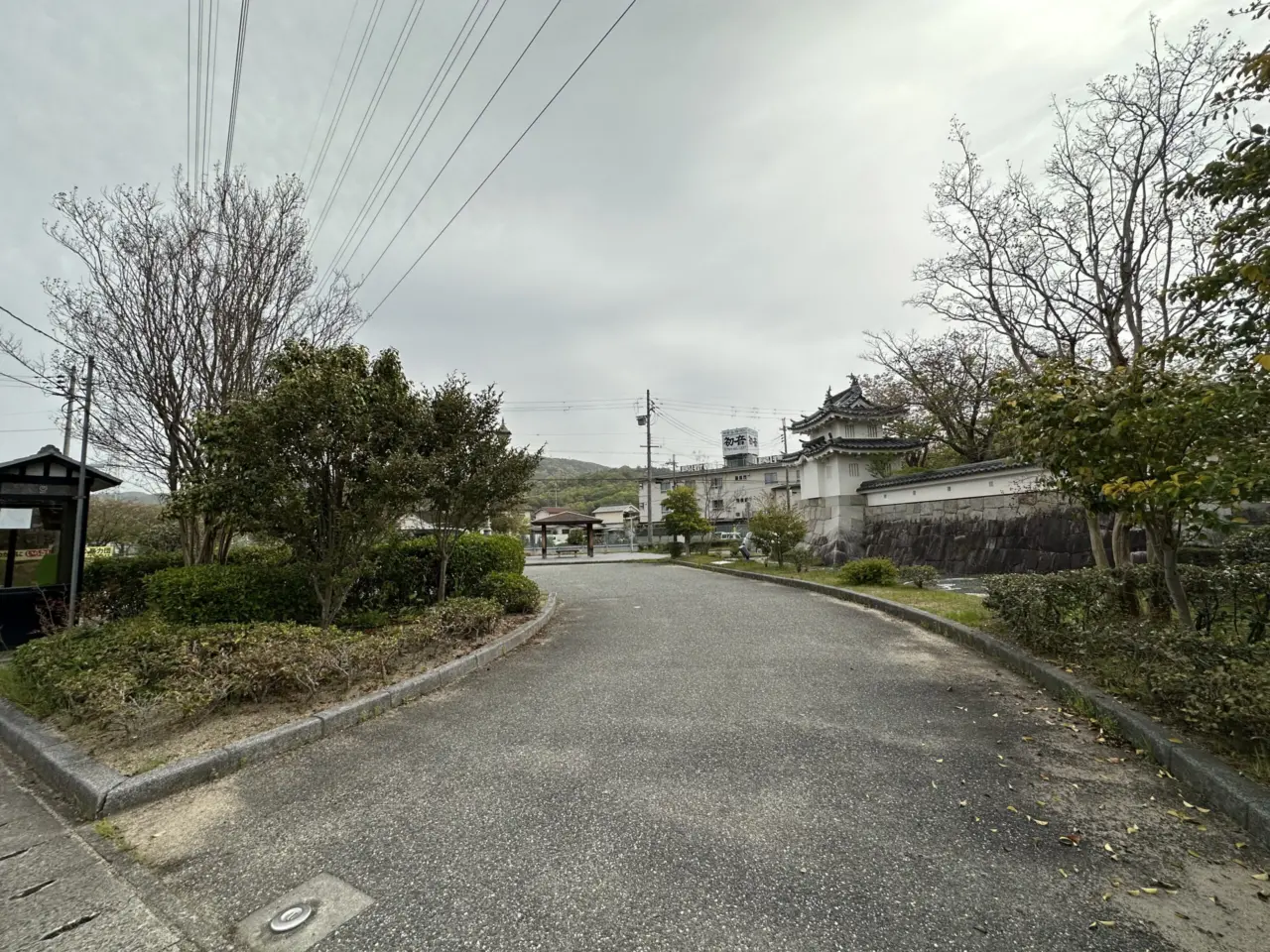 赤穂市新田無料駐車場の別入り口