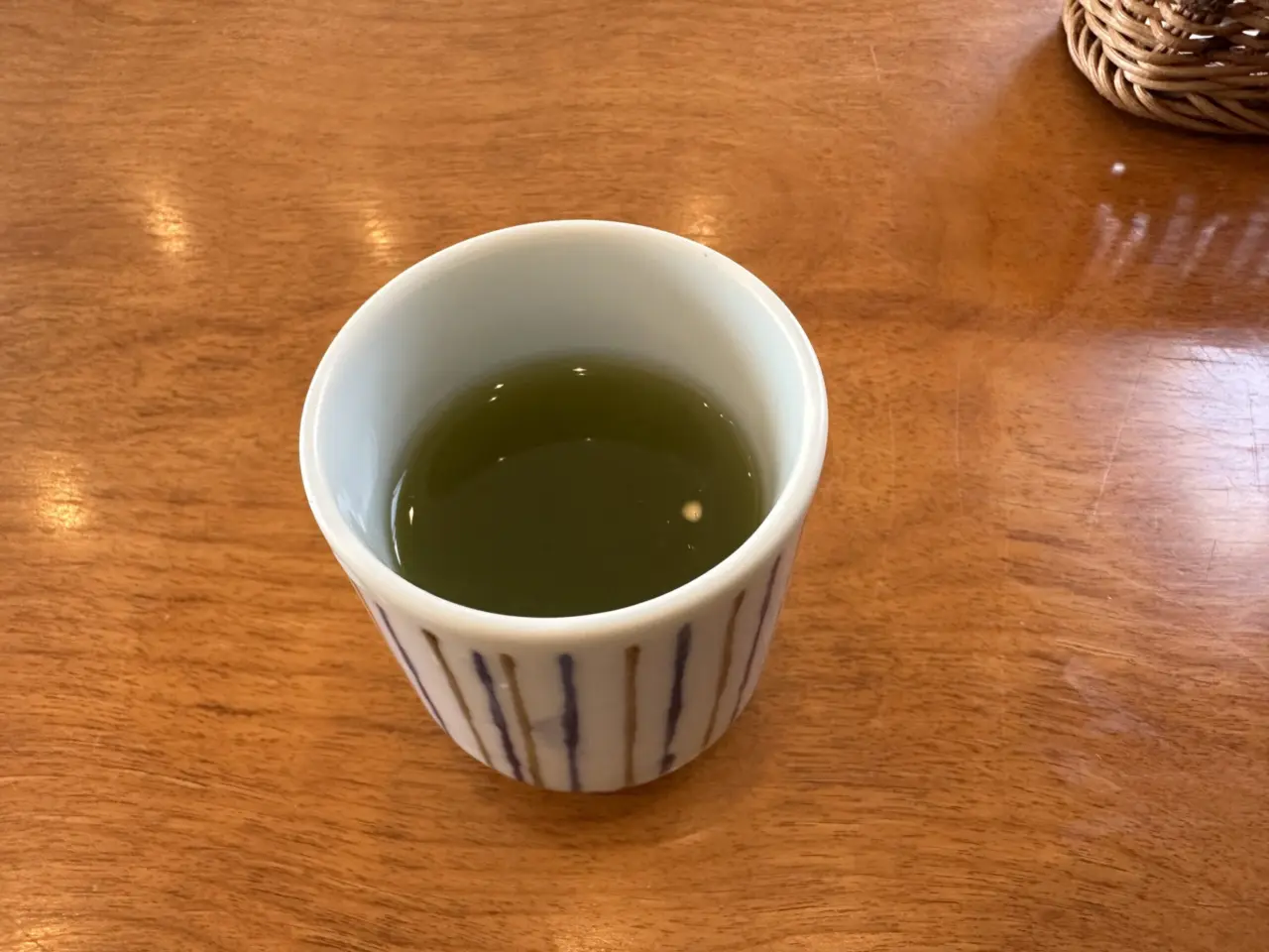 おさきかもめ屋 城西館の食後のお茶