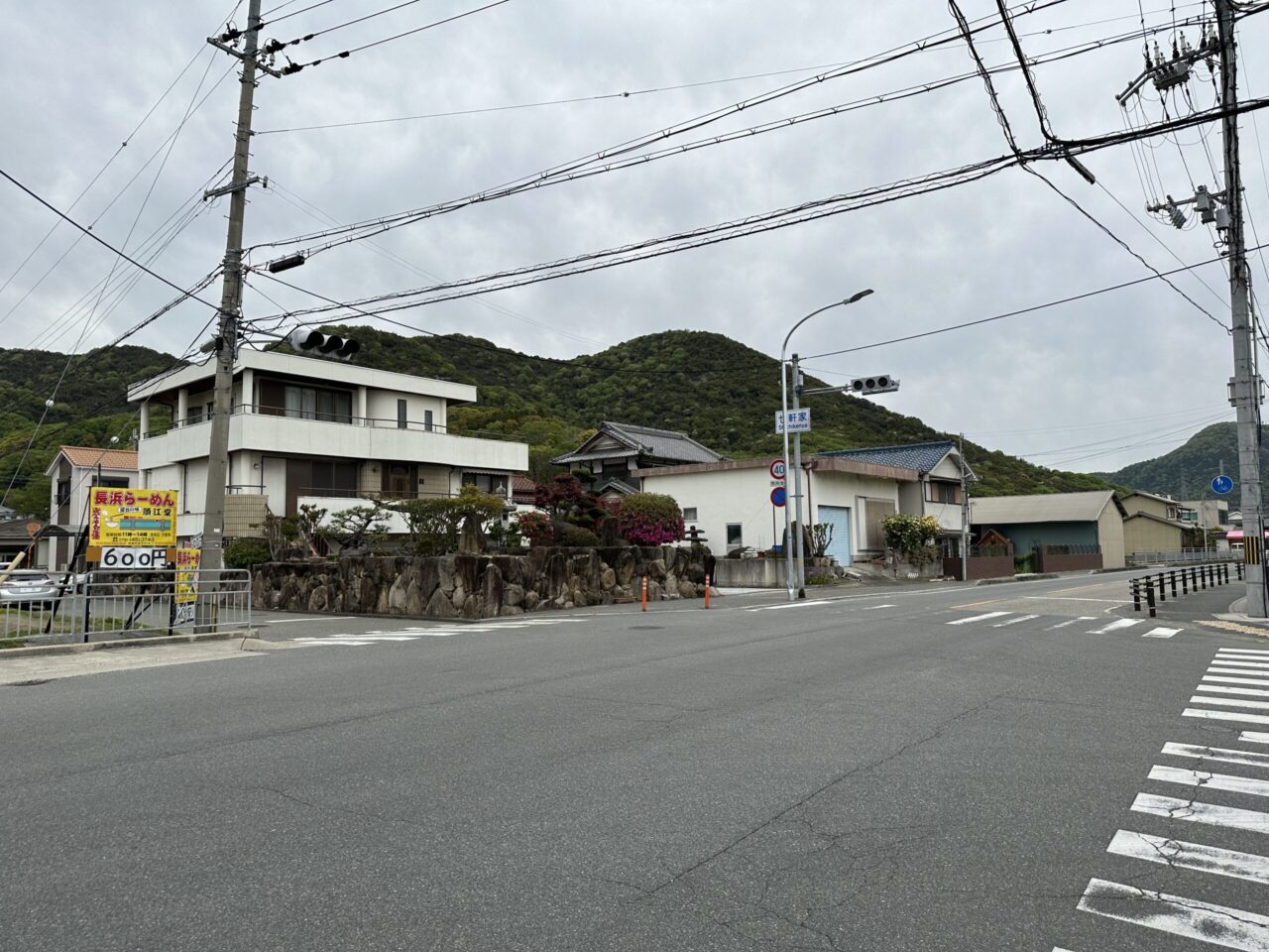 長浜ラーメン 順江堂の交差点