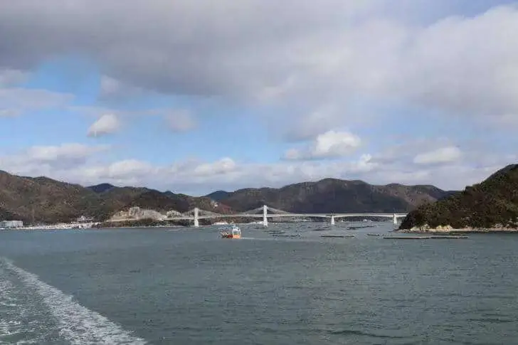 フェリーから見た瀬戸内海