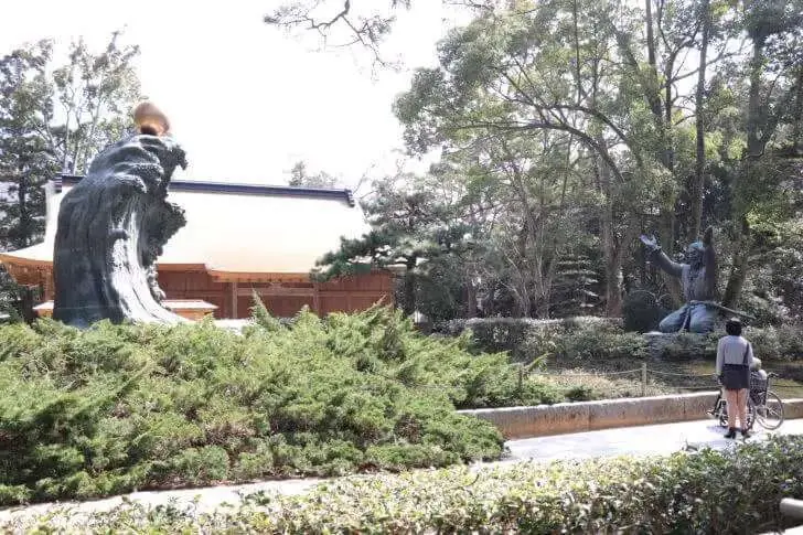 出雲大社の境内の風景