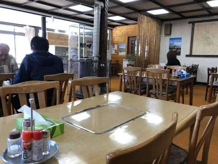 大山館の座席