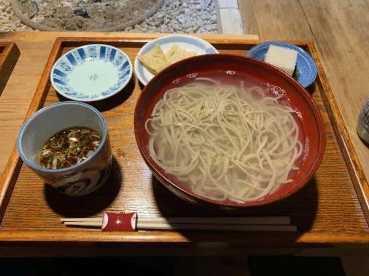 蒜山手打ちそば叉来のメニュー