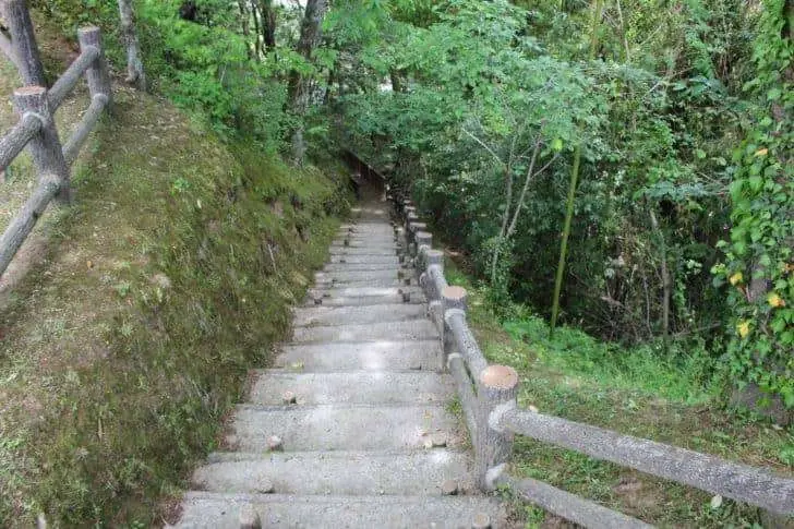 わにぶちの滝の全景