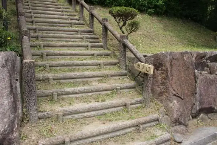 わにぶちの滝の滝壺